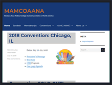 Tablet Screenshot of mamcoaana.org